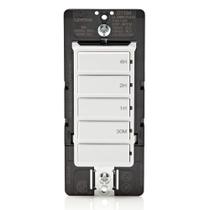 Interruptor temporizador de contagem regressiva Leviton DT104-1LW 30min-4h 15A