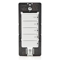 Interruptor temporizador de contagem regressiva Leviton DT112-1LW para luzes 15A