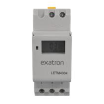 Interruptor Temporizador Digital Trilho DIN Bivolt - Exatron
