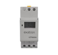 Interruptor Temporizador Digital Trilho DIN LETM4004 Exatron