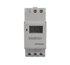 Interruptor Temporizador Digital Trilho DIN LETM4004 Exatron Interruptor Temporizador Digital Trilho DIN LETM4004 Exatron