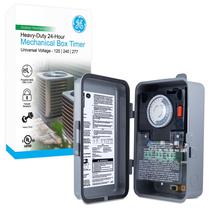 Interruptor Temporizador Mecánico para Piscina GE de 24 Horas, 2HP 40A 120-277V