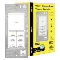 Interruptor temporizador WiFi Minoston 120V Smart Countdown de 4 horas