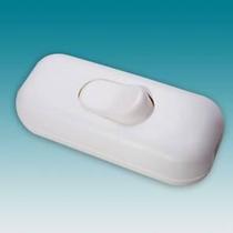 Interruptor termoplástico branco centro de cordão