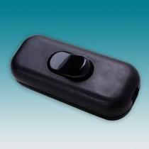 Interruptor termoplástico preto centro de cordão