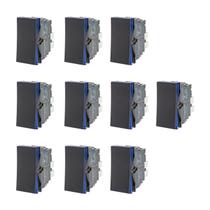 Interruptor Three Way Preto Borne Automático Legrand Pial Plus+ 611011pt 10 Unidades