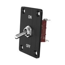 Interruptor Toggle À Prova d'Água 12V DC 30A De Alta Resistência 2 Pinos ON/OFF SPST Com Painel De Interruptor Toggle À Prova d'Água 12V DC 30A De Alta Resistência 2 Pinos ON/OFF SPST Com Painel De