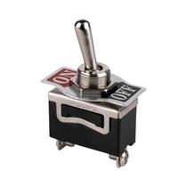 Interruptor Toggle Marinho Pesado De 12V À Prova d'Água ON/OFF Metal SPST Terminal Interruptor Toggle Marinho Pesado De 12V À Prova d'Água ON/OFF Metal SPST Terminal