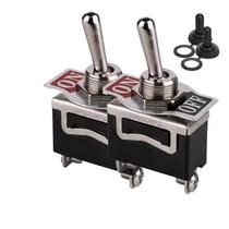 Interruptor Toggle SPST À Prova d'Água De Alta Resistência 15A 250V DC 12V-24V 2 Pinos ON/OFF Para Interruptor Toggle SPST À Prova d'Água De Alta Resistência 15A 250V DC 12V-24V 2 Pinos ON/OFF Para
