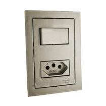 Interruptor+Tomada 10A Dicompel Ekron Fendi EKF-30000/15 Interruptor+Tomada 10A Dicompel Ekron Fendi EKF-30000/15