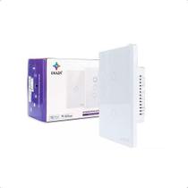 Interruptor Touch 2.5D Inteligente 2Botões Wifi -Branco