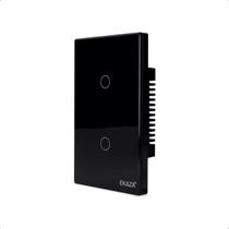 Interruptor Touch 2.5D Inteligente 2Botões Wifi -Preto Interruptor Touch 2.5D Inteligente 2Botões Wifi -Preto