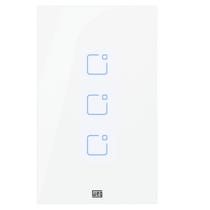 Interruptor touch 4x2 wi-fi 3 canais branco - WEG