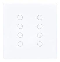 Interruptor Touch 8 Botões 4x4 Zigbee Branco Melery