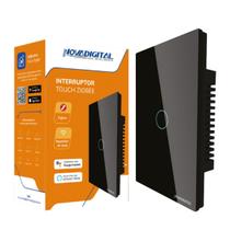 Interruptor Touch De 1 Tecla Inteligente Zigbee Preto