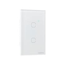 Interruptor Touch Inteligente 2 Teclas EIW 1002 Intelbras Branco Interruptor Touch Inteligente 2 Teclas EIW 1002 Intelbras Branco