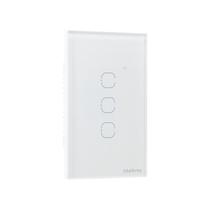 Interruptor Touch Inteligente 3 Teclas EIW 1003 Intelbras Branco Interruptor Touch Inteligente 3 Teclas EIW 1003 Intelbras Branco