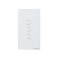 Interruptor Touch Inteligente 3 Teclas EIW 1003 Intelbras Branco Interruptor Touch Inteligente 3 Teclas EIW 1003 Intelbras Branco