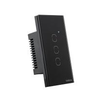 Interruptor Touch Inteligente com 2 Tecla EZS 1003 Preto Intelbras