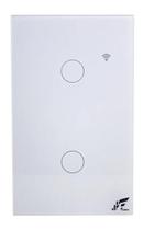 Interruptor Touch Inteligente Wi-Fi Rf 433Mhz Jwcom 2 Botões