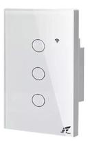 Interruptor Touch Inteligente Wifi Rf 433Mhz Jwcom 3 Botões