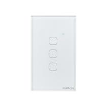 Interruptor Touch Inteligente Zigbee 3 Teclas EZS 1003 Branco Intelbras