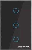 Interruptor Touch Inteligente Zigbee Novadigital 3 Botões Interruptor Touch Inteligente Zigbee Novadigital 3 Botões