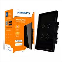 Interruptor Touch Inteligente Zigbee Novadigital 4 Botões