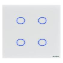 Interruptor Touch Smart 4 Teclas Branco Tramontina Interruptor Touch Smart 4 Teclas Branco Tramontina
