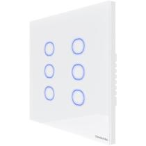 Interruptor Touch Smart 4x4 Tramontina Branco 6 Canais Tramontina