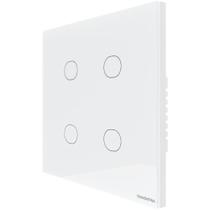 Interruptor Touch Smart 4x4 Tramontina Branco com 4 Canais