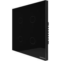Interruptor Touch Smart 4x4 Tramontina Preto com 4 Canais