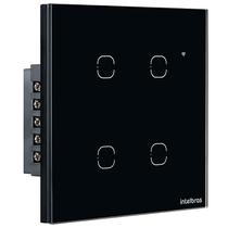 Interruptor Touch Smart Intelbras Ews1004 Wifi 4 Botões Preto Alexa Google Interruptor Touch Smart Intelbras Ews1004 Wifi 4 Botões Preto Alexa Google