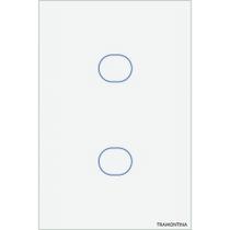 Interruptor Touch Smart Tramontina Branco 2 Canais Interruptor Touch Smart Tramontina Branco 2 Canais