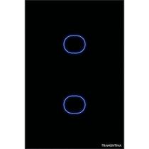 Interruptor Touch Smart Tramontina Preto 2 Canais Tramontina