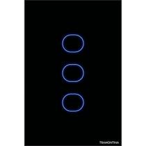 Interruptor Touch Smart Tramontina Preto 3 Canais Interruptor Touch Smart Tramontina Preto 3 Canais