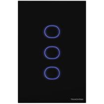 Interruptor Touch Smart Tramontina Preto com 3 Canais