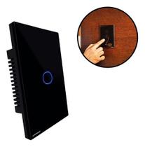Interruptor Touch Smart Wifi Tramontina Preto Com 1 Canal