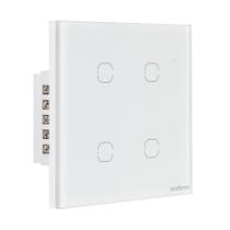 Interruptor Touch WI-FI 4 Teclas EIW 1004 Intelbras Branco Interruptor Touch WI-FI 4 Teclas EIW 1004 Intelbras Branco