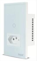 Interruptor Touch Wi-Fi Inteligente 1 Botão E 1 Tomada Ekaza