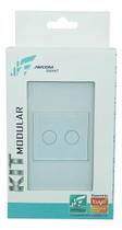 Interruptor Touch Wi-fi Inteligente 2 Teclas Jwcom 127/220v