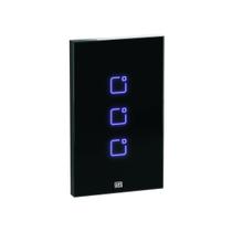Interruptor Touch Wi-fi + RF 3 Teclas Preto Automação WEG Interruptor Touch Wi-fi + RF 3 Teclas Preto Automação WEG