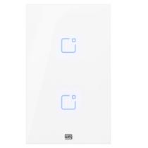 Interruptor Touch Wi-fi + RF Com Placa 4X2 Whome