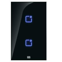 Interruptor Touch Wi-fi + RF Com Placa 4X2 Whome - WEG