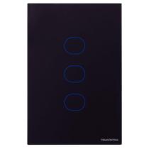 Interruptor Touch Wi-Fi Smart Tramontina Preto com 3 Canais Interruptor Touch Wi-Fi Smart Tramontina Preto com 3 Canais