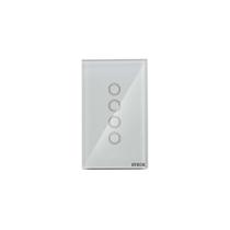 Interruptor Touch Wifi 4x2 4 Módulos Branco Smarteck