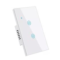 Interruptor Touch Wifi Inteligente 2 Botões Aitek Alexa Google Interruptor Touch Wifi Inteligente 2 Botões Aitek Alexa Google