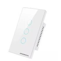 Interruptor Touch Zigbee Novadigital 3 Botões Alexa Tuya