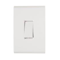 Interruptor Tramontina Liz 1T 10A Módulo Bipolar com Placa Branca Interruptor Tramontina Liz 1T 10A Módulo Bipolar com Placa Branca