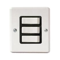 Interruptor Triplo 10A Pezzi Ref. 33.130 OCR Branco